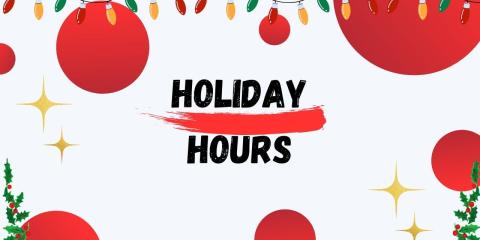 holiday hours graphic